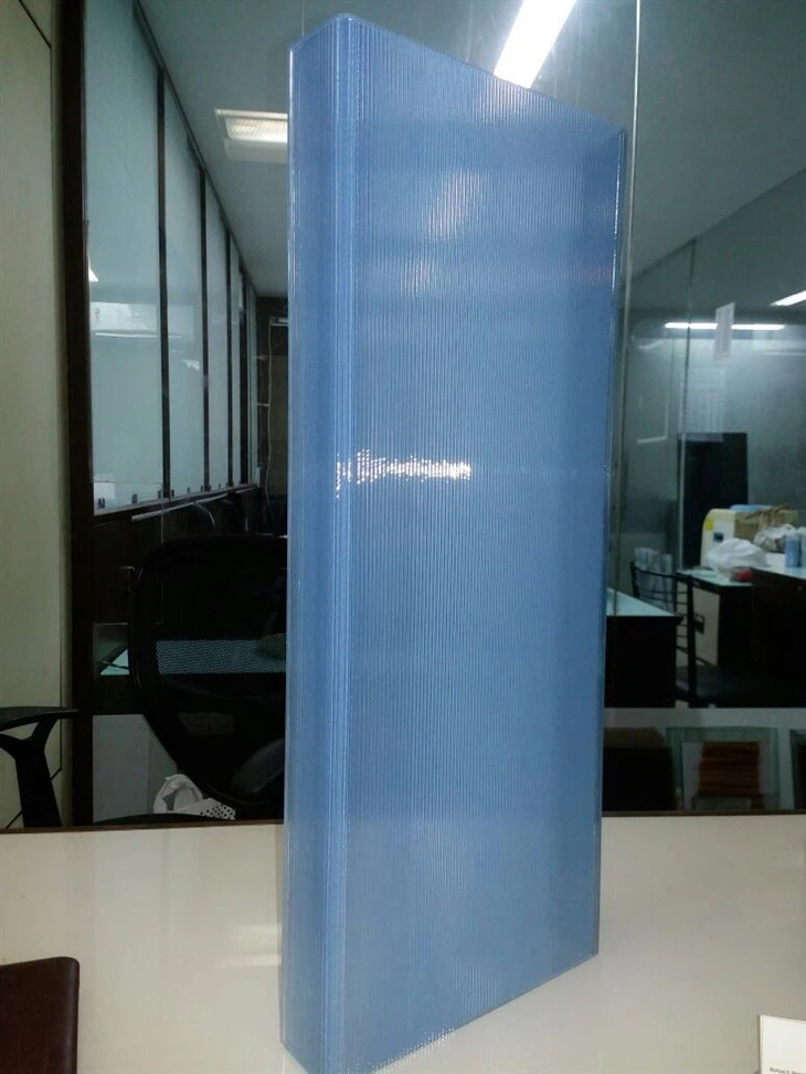 262(W)X60(H)X7(T)Mm U Shaped Glass Easy Installation For Building Materials